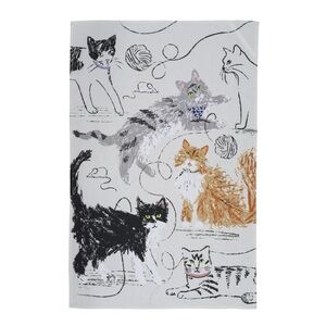 ULSTER WEAVERS 🐾 Feline Friends Cat Kitchen Towel